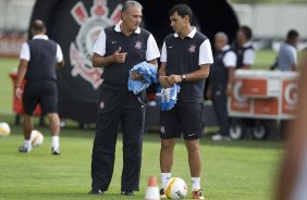 Durante o treino desta tarde no CT Joaquim Grava, no Parque Ecolgico do Tiete. O prximo jogo da equipe ser domingo, 17/02, contra o Palmeiras, no estdio do Pacaembu, vlido pela 8 rodada do Campeonato Paulista de 2013