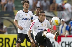 Durante a partida entre Corinthians x Palmeiras realizada esta tarde no estdio do Pacaembu, jogo vlido pela 8 rodada do Campeonato Paulista de 2013