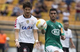 Durante a partida entre Corinthians x Palmeiras realizada esta tarde no estádio do Pacaembu, jogo válido pela 8ª rodada do Campeonato Paulista de 2013