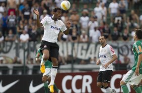 Durante a partida entre Corinthians x Palmeiras realizada esta tarde no estdio do Pacaembu, jogo vlido pela 8 rodada do Campeonato Paulista de 2013