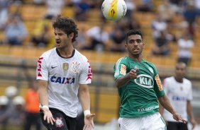 Durante a partida entre Corinthians x Palmeiras realizada esta tarde no estdio do Pacaembu, jogo vlido pela 8 rodada do Campeonato Paulista de 2013