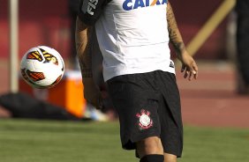 Durante o treino esta tarde no Estadium Felix Capriles, em Cochabamba. O prximo jogo da equipe ser quarta-feira, 20/02, contra o San Jos, na cidade de Oruro/Bolivia, primeiro jogo da fase de classificao da Copa Libertadores de Amrica 2013