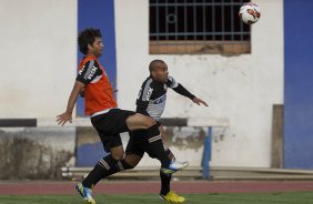 Durante o treino esta tarde no Estadium Felix Capriles, em Cochabamba. O prximo jogo da equipe ser quarta-feira, 20/02, contra o San Jos, na cidade de Oruro/Bolivia, primeiro jogo da fase de classificao da Copa Libertadores de Amrica 2013