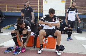 Durante o treino esta tarde no Estadium Felix Capriles, em Cochabamba. O prximo jogo da equipe ser quarta-feira, 20/02, contra o San Jos, na cidade de Oruro/Bolivia, primeiro jogo da fase de classificao da Copa Libertadores de Amrica 2013