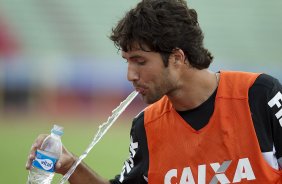 Durante o treino esta tarde no Estadium Felix Capriles, em Cochabamba. O prximo jogo da equipe ser quarta-feira, 20/02, contra o San Jos, na cidade de Oruro/Bolivia, primeiro jogo da fase de classificao da Copa Libertadores de Amrica 2013