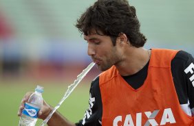 Durante o treino esta tarde no Estadium Felix Capriles, em Cochabamba. O prximo jogo da equipe ser quarta-feira, 20/02, contra o San Jos, na cidade de Oruro/Bolivia, primeiro jogo da fase de classificao da Copa Libertadores de Amrica 2013