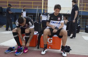 Durante o treino esta tarde no Estadium Felix Capriles, em Cochabamba. O prximo jogo da equipe ser quarta-feira, 20/02, contra o San Jos, na cidade de Oruro/Bolivia, primeiro jogo da fase de classificao da Copa Libertadores de Amrica 2013