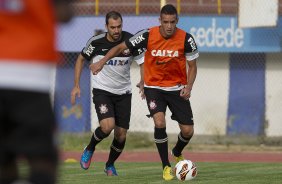 Durante o treino esta tarde no Estadium Felix Capriles, em Cochabamba. O prximo jogo da equipe ser quarta-feira, 20/02, contra o San Jos, na cidade de Oruro/Bolivia, primeiro jogo da fase de classificao da Copa Libertadores de Amrica 2013