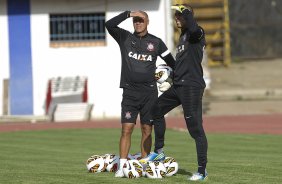 Durante o treino esta tarde no Estadium Felix Capriles, em Cochabamba. O prximo jogo da equipe ser quarta-feira, 20/02, contra o San Jos, na cidade de Oruro/Bolivia, primeiro jogo da fase de classificao da Copa Libertadores de Amrica 2013