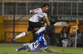 Durante a partida entre Corinthians/Brasil x Millionarios/Colmbia, realizada esta noite no estdio do Pacaembu, segundo jogo da fase de classificao da Copa Libertadores de Amrica 2013