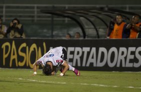 Durante a partida entre Corinthians/Brasil x Millionarios/Colmbia, realizada esta noite no estdio do Pacaembu, segundo jogo da fase de classificao da Copa Libertadores de Amrica 2013