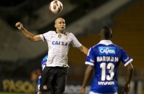 Durante a partida entre Corinthians/Brasil x Millionarios/Colmbia, realizada esta noite no estdio do Pacaembu, segundo jogo da fase de classificao da Copa Libertadores de Amrica 2013