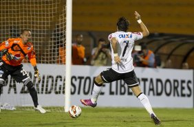 Durante a partida entre Corinthians/Brasil x Millionarios/Colmbia, realizada esta noite no estdio do Pacaembu, segundo jogo da fase de classificao da Copa Libertadores de Amrica 2013