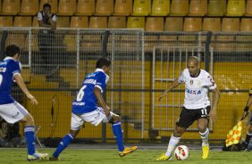 Durante a partida entre Corinthians/Brasil x Millionarios/Colmbia, realizada esta noite no estdio do Pacaembu, segundo jogo da fase de classificao da Copa Libertadores de Amrica 2013