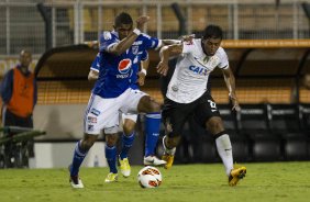 Durante a partida entre Corinthians/Brasil x Millionarios/Colmbia, realizada esta noite no estdio do Pacaembu, segundo jogo da fase de classificao da Copa Libertadores de Amrica 2013