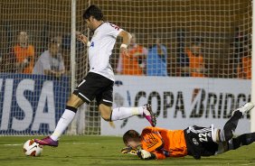 Durante a partida entre Corinthians/Brasil x Millionarios/Colmbia, realizada esta noite no estdio do Pacaembu, segundo jogo da fase de classificao da Copa Libertadores de Amrica 2013