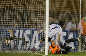 Durante a partida entre Corinthians/Brasil x Millionarios/Colmbia, realizada esta noite no estdio do Pacaembu, segundo jogo da fase de classificao da Copa Libertadores de Amrica 2013