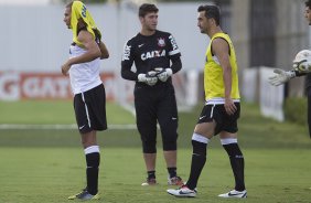 Durante o treino desta tarde no CT Joaquim Grava, no Parque Ecológico do Tiete. O próximo jogo da equipe será domingo, 03/03, contra o Santos, no Morumbi jogo válido pela 10ª rodada da Campeonato Paulista 2013