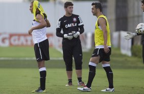 Durante o treino desta tarde no CT Joaquim Grava, no Parque Ecolgico do Tiete. O prximo jogo da equipe ser domingo, 03/03, contra o Santos, no Morumbi jogo vlido pela 10 rodada da Campeonato Paulista 2013