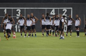 Durante o treino desta tarde no CT Joaquim Grava, no Parque Ecológico do Tiete. O próximo jogo da equipe será domingo, 03/03, contra o Santos, no Morumbi jogo válido pela 10ª rodada da Campeonato Paulista 2013