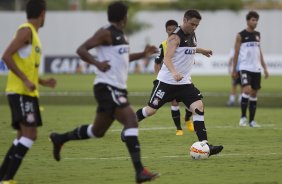 Durante o treino desta tarde no CT Joaquim Grava, no Parque Ecolgico do Tiete. O prximo jogo da equipe ser domingo, 03/03, contra o Santos, no Morumbi jogo vlido pela 10 rodada da Campeonato Paulista 2013