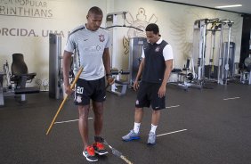 Durante o treino desta tarde no CT Joaquim Grava, no Parque Ecolgico do Tiete. O prximo jogo da equipe ser domingo, 03/03, contra o Santos, no Morumbi jogo vlido pela 10 rodada da Campeonato Paulista 2013