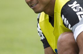 Durante o treino desta manh no CT Joaquim Grava, no Parque Ecolgico do Tiete. O prximo jogo da equipe ser amanh, domingo, 03/03, contra o Santos, no Morumbi jogo vlido pela 10 rodada da Campeonato Paulista 2013