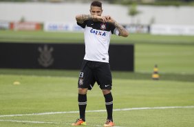 Durante o treino desta manh no CT Joaquim Grava, no Parque Ecolgico do Tiete. O prximo jogo da equipe ser amanh, domingo, 03/03, contra o Santos, no Morumbi jogo vlido pela 10 rodada da Campeonato Paulista 2013