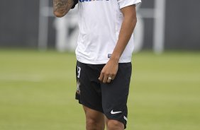 Durante o treino desta manh no CT Joaquim Grava, no Parque Ecolgico do Tiete. O prximo jogo da equipe ser amanh, domingo, 03/03, contra o Santos, no Morumbi jogo vlido pela 10 rodada da Campeonato Paulista 2013