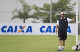 Durante o treino desta manh no CT Joaquim Grava, no Parque Ecolgico do Tiete. O prximo jogo da equipe ser amanh, domingo, 03/03, contra o Santos, no Morumbi jogo vlido pela 10 rodada da Campeonato Paulista 2013