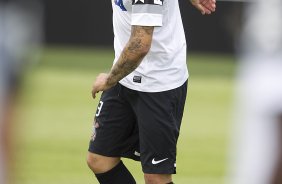 Durante o treino desta manh no CT Joaquim Grava, no Parque Ecolgico do Tiete. O prximo jogo da equipe ser amanh, domingo, 03/03, contra o Santos, no Morumbi jogo vlido pela 10 rodada da Campeonato Paulista 2013