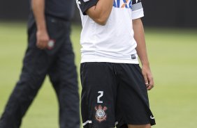 Durante o treino desta manh no CT Joaquim Grava, no Parque Ecolgico do Tiete. O prximo jogo da equipe ser amanh, domingo, 03/03, contra o Santos, no Morumbi jogo vlido pela 10 rodada da Campeonato Paulista 2013