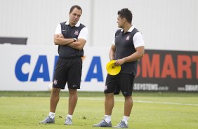 Durante o treino desta manh no CT Joaquim Grava, no Parque Ecolgico do Tiete. O prximo jogo da equipe ser amanh, domingo, 03/03, contra o Santos, no Morumbi jogo vlido pela 10 rodada da Campeonato Paulista 2013