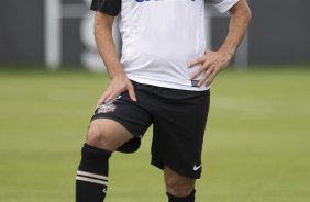 Durante o treino desta manhã no CT Joaquim Grava, no Parque Ecológico do Tiete. O próximo jogo da equipe será amanhã, domingo, 03/03, contra o Santos, no Morumbi jogo válido pela 10ª rodada da Campeonato Paulista 2013
