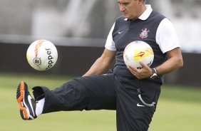 Durante o treino desta manhã no CT Joaquim Grava, no Parque Ecológico do Tiete. O próximo jogo da equipe será amanhã, domingo, 03/03, contra o Santos, no Morumbi jogo válido pela 10ª rodada da Campeonato Paulista 2013