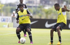 Durante o treino desta manh no CT Joaquim Grava, no Parque Ecolgico do Tiete. O prximo jogo da equipe ser amanh, domingo, 03/03, contra o Santos, no Morumbi jogo vlido pela 10 rodada da Campeonato Paulista 2013