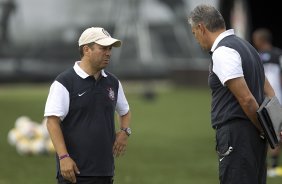 Durante o treino desta manh no CT Joaquim Grava, no Parque Ecolgico do Tiete. O prximo jogo da equipe ser amanh, domingo, 03/03, contra o Santos, no Morumbi jogo vlido pela 10 rodada da Campeonato Paulista 2013