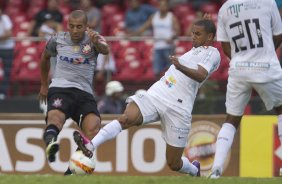 Durante a partida entre Santos x Corinthians realizada esta tarde no estádio do Morumbi, jogo válido pela 10ª rodada do Campeonato Paulista de 2013