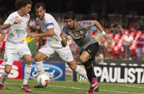 Durante a partida entre Santos x Corinthians realizada esta tarde no estdio do Morumbi, jogo vlido pela 10 rodada do Campeonato Paulista de 2013