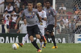 Durante a partida entre Santos x Corinthians realizada esta tarde no estádio do Morumbi, jogo válido pela 10ª rodada do Campeonato Paulista de 2013