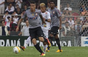 Durante a partida entre Santos x Corinthians realizada esta tarde no estdio do Morumbi, jogo vlido pela 10 rodada do Campeonato Paulista de 2013