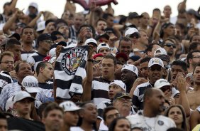 Durante a partida entre Santos x Corinthians realizada esta tarde no estádio do Morumbi, jogo válido pela 10ª rodada do Campeonato Paulista de 2013