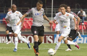 Durante a partida entre Santos x Corinthians realizada esta tarde no estádio do Morumbi, jogo válido pela 10ª rodada do Campeonato Paulista de 2013