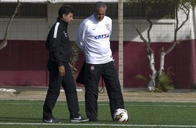 Durante o treino desta tarde na Unidad Deportiva Reforma, na cidade de Tijuana/México. O próximo jogo da equipe será quarta-feira, 06/03, contra o Tijuana, no estádio Caliente, válido pela 3ª rodada da Copa Libertadores 2013. Tijuana - México - 04/03/2013