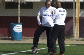 Durante o treino desta tarde na Unidad Deportiva Reforma, na cidade de Tijuana/Mxico. O prximo jogo da equipe ser quarta-feira, 06/03, contra o Tijuana, no estdio Caliente, vlido pela 3 rodada da Copa Libertadores 2013. Tijuana - Mxico - 04/03/2013