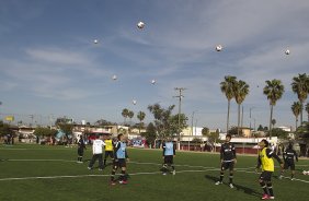 Durante o treino desta tarde na Unidad Deportiva Reforma, na cidade de Tijuana/México. O próximo jogo da equipe será quarta-feira, 06/03, contra o Tijuana, no estádio Caliente, válido pela 3ª rodada da Copa Libertadores 2013. Tijuana - México - 04/03/2013