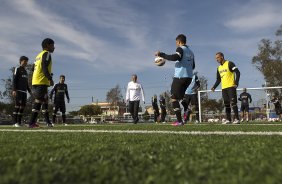 Durante o treino desta tarde na Unidad Deportiva Reforma, na cidade de Tijuana/Mxico. O prximo jogo da equipe ser quarta-feira, 06/03, contra o Tijuana, no estdio Caliente, vlido pela 3 rodada da Copa Libertadores 2013. Tijuana - Mxico - 04/03/2013