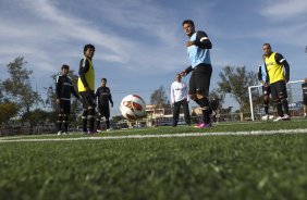 Durante o treino desta tarde na Unidad Deportiva Reforma, na cidade de Tijuana/Mxico. O prximo jogo da equipe ser quarta-feira, 06/03, contra o Tijuana, no estdio Caliente, vlido pela 3 rodada da Copa Libertadores 2013. Tijuana - Mxico - 04/03/2013