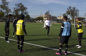 Durante o treino desta tarde na Unidad Deportiva Reforma, na cidade de Tijuana/México. O próximo jogo da equipe será quarta-feira, 06/03, contra o Tijuana, no estádio Caliente, válido pela 3ª rodada da Copa Libertadores 2013. Tijuana - México - 04/03/2013