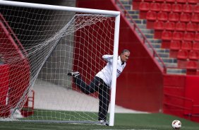 Durante o treino desta tarde no estádio Caliente, na cidade de Tijuana/México. O próximo jogo da equipe será amanhã, quarta-feira, 06/03, contra o Tijuana, no estádio Caliente, válido pela 3ª rodada da Copa Libertadores 2013. Tijuana - México - 05/03/2013